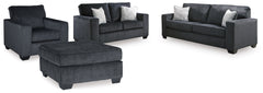 Homestyle Furniture - Ashley Furniture - Altari Queen Sofa Sleeper, Loveseat, Chair and Oversized Ottoman - Queen Sofa Sleeper, Loveseat, Chair and Oversized Ottoman - 87213U12