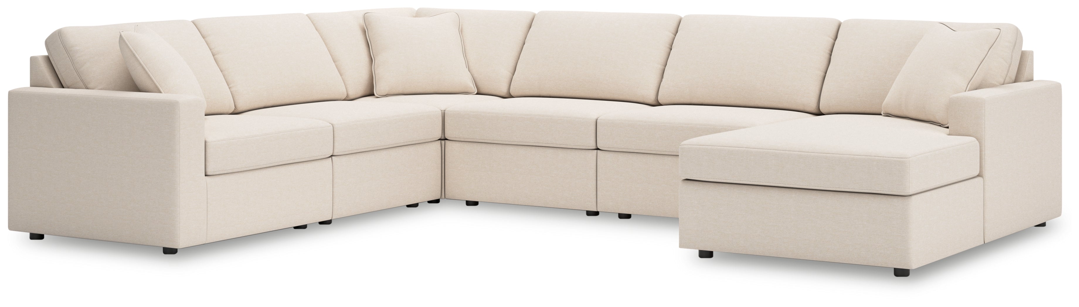 Homestyle Furniture - Ashley Furniture - Modmax 6-Piece Sectional with Chaise - RAF 6-Piece Sectional with Chaise - 92103S46