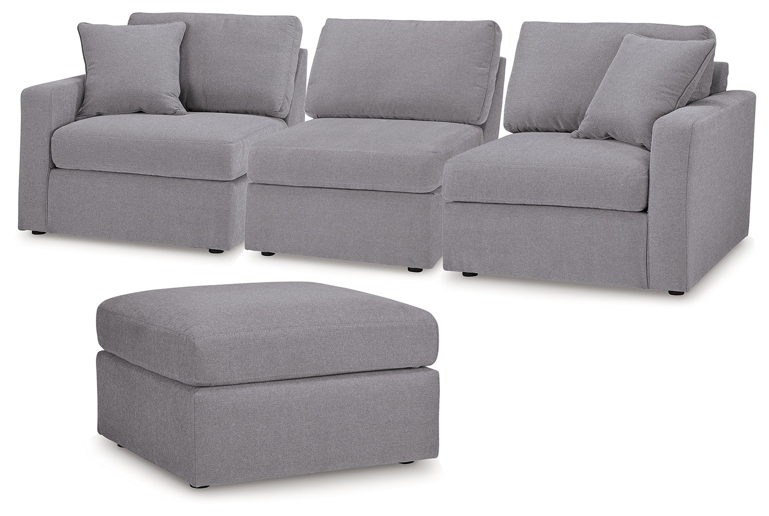 Homestyle Furniture - Ashley Furniture - Modmax 3-Piece Sectional and Ottoman - 3-Piece Sectional and Ottoman - 92104U4