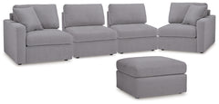 Homestyle Furniture - Ashley Furniture - Modmax 4-Piece Sectional and Ottoman - 4-Piece Sectional and Ottoman - 92104U2