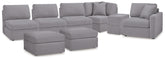 Homestyle Furniture - Ashley Furniture - Modmax 6-Piece Sectional and 2 Ottomans - 6-Piece Sectional and 2 Ottomans - 92104U5