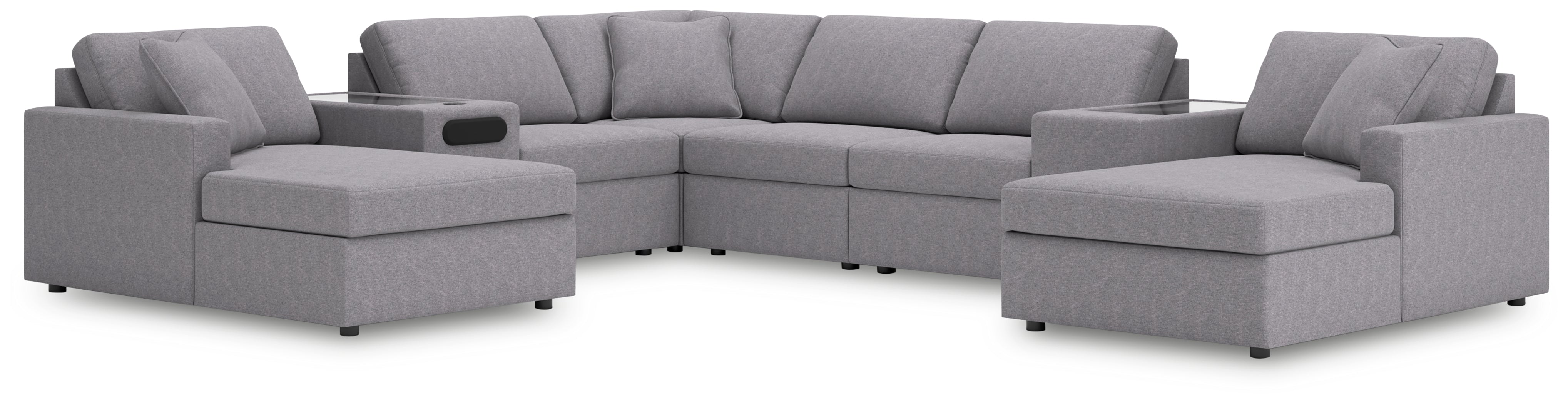 Homestyle Furniture - Ashley Furniture - Modmax 8-Piece Sectional with Chaise - RAF 8-Piece Sectional with Chaise - 92104S31
