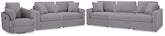 Homestyle Furniture - Ashley Furniture - Modmax 3-Piece Sectional Sofa, 2-Piece Sectional Loveseat and Swivel Glider Recliner - 3-Piece Sectional Sofa, 2-Piece Sectional Loveseat and Swivel Glider Recliner - 92104U21