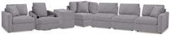 Homestyle Furniture - Ashley Furniture - Modmax 6-Piece Sectional and Swivel Glider Recliner - 6-Piece Sectional and Swivel Glider Recliner - 92104U17