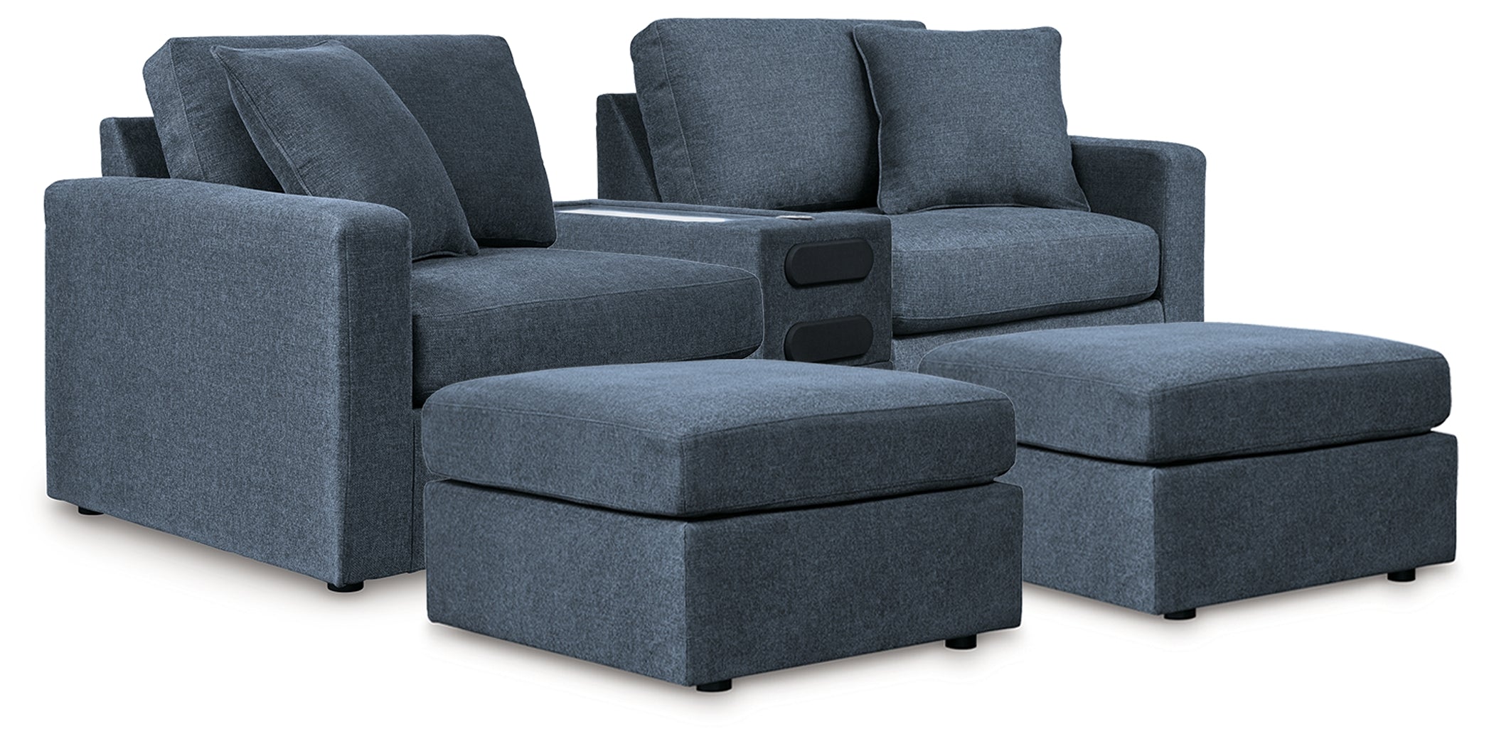 Homestyle Furniture - Ashley Furniture - Modmax 3-Piece Sectional and 2 Ottomans - 3-Piece Sectional and 2 Ottomans - 92121U26