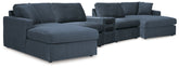 Homestyle Furniture - Ashley Furniture - Modmax 5 Piece Sectional with Audio Console - RAF 5 Piece Sectional with Audio Console - 92121S70