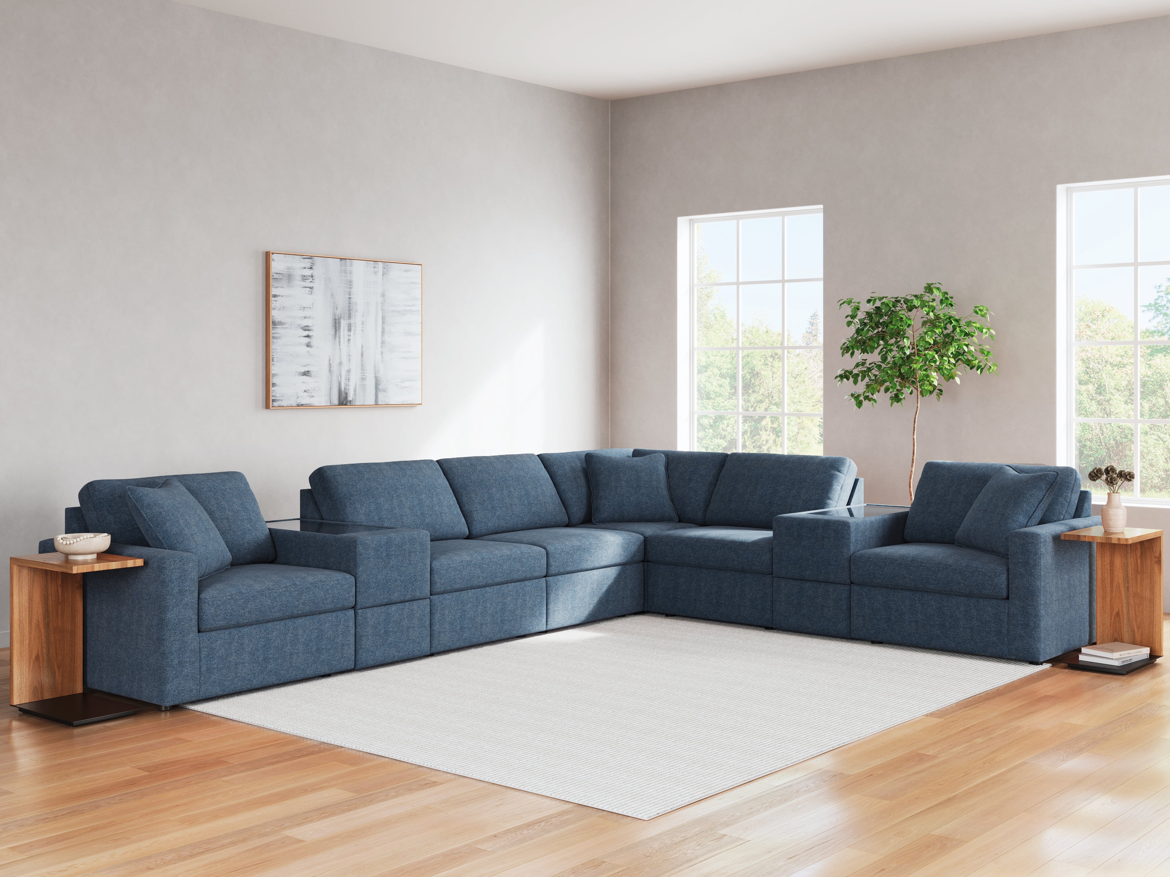 Homestyle Furniture - Ashley Furniture - Modmax 8-Piece Sectional - RAF 8-Piece Sectional - 92121S11