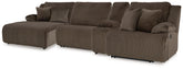 Homestyle Furniture - Ashley Furniture - Top Tier 4-Piece Reclining Sectional with Chaise - 4-Piece Reclining Sectional with Chaise - 92705S12