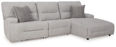 Homestyle Furniture - Ashley Furniture - Acklen Place 3-Piece Power Reclining Sectional - 3-Piece Power Reclining Sectional - 93605S6