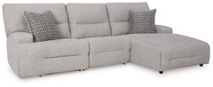 Homestyle Furniture - Ashley Furniture - Acklen Place 3-Piece Power Reclining Sectional - 3-Piece Power Reclining Sectional - 93605S6