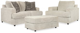 Homestyle Furniture - Ashley Furniture - Soletren Loveseat, Oversized Chair and Ottoman - Loveseat, Oversized Chair and Ottoman - 95104U14