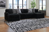 Homestyle Furniture - Ashley Furniture - Midnight-Madness 3-Piece Sectional with Chaise - RAF 3-Piece Sectional with Chaise - 98103S5