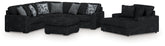 Homestyle Furniture - Ashley Furniture - Midnight-Madness 3-Piece Sectional, Chaise and Oversized Accent Ottoman - 3-Piece Sectional, Chaise and Oversized Accent Ottoman - 98103U1