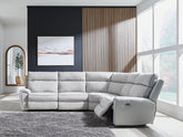 Homestyle Furniture - Ashley Furniture - Social Pointe 5-Piece Power Reclining Sectional - 5-Piece Power Reclining Sectional - PC98802S8