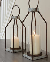 Homestyle Furniture - Ashley Furniture - Diedrick Lantern (Set of 2) - Lantern Set (Set of 2) - A2000346