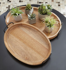 Homestyle Furniture - Ashley Furniture - Jocelyne Tray (Set of 2) - Tray Set (Set of 2) - A2000455