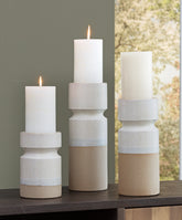 Homestyle Furniture - Ashley Furniture - Hurston Candle Holder (Set of 3) - Candle Holder Set (3/CN) - A2000583