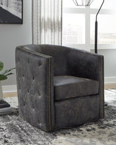 Homestyle Furniture - Ashley Furniture - Brentlow Swivel Accent Chair - Swivel Accent Chair - A3000202