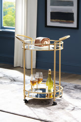 Homestyle Furniture - Ashley Furniture - Wynora Bar Cart - Bar Cart - A4000099