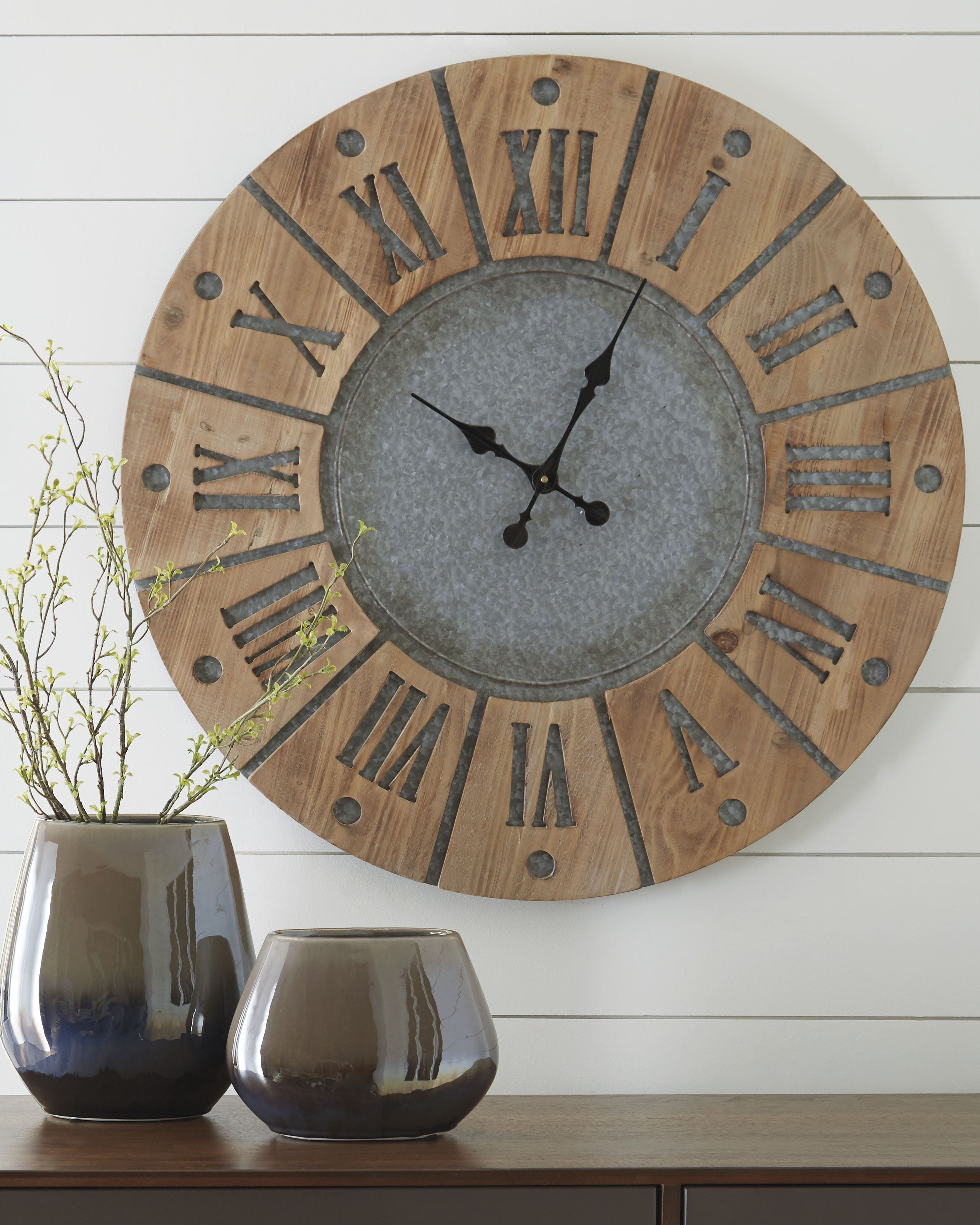 Homestyle Furniture - Ashley Furniture - Payson Wall Clock - Wall Clock - A8010076