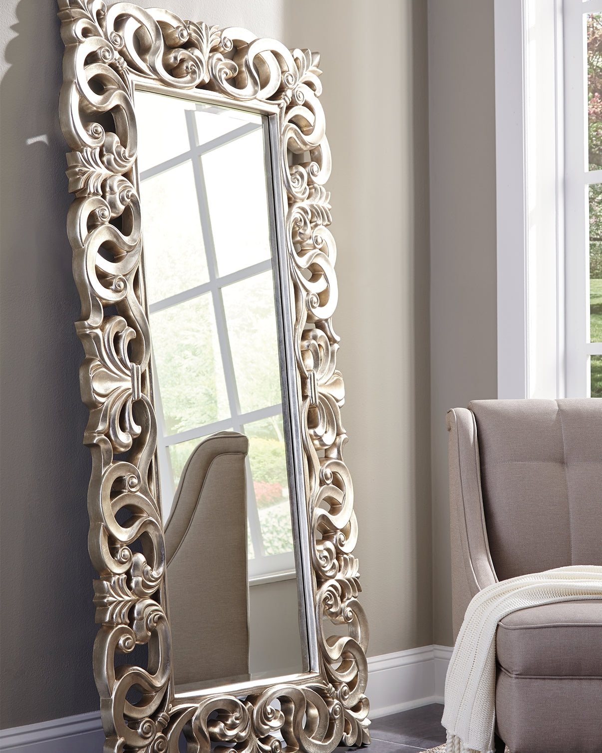Homestyle Furniture - Ashley Furniture - Lucia Floor Mirror - Floor Mirror - A8010123