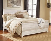 Homestyle Furniture - Ashley Furniture - Willowton King Sleigh Bed - King Sleigh Bed - B267B11