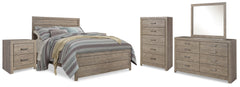 Homestyle Furniture - Ashley Furniture - Culverbach Queen Panel Bed, Dresser, Mirror, Chest and 2 Nightstands - Queen Panel Bed, Dresser, Mirror, Chest and 2 Nightstands - B070B20