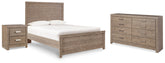 Homestyle Furniture - Ashley Furniture - Culverbach Full Panel Bed, Dresser and Nightstand - Full Panel Bed, Dresser and Nightstand - B070B29