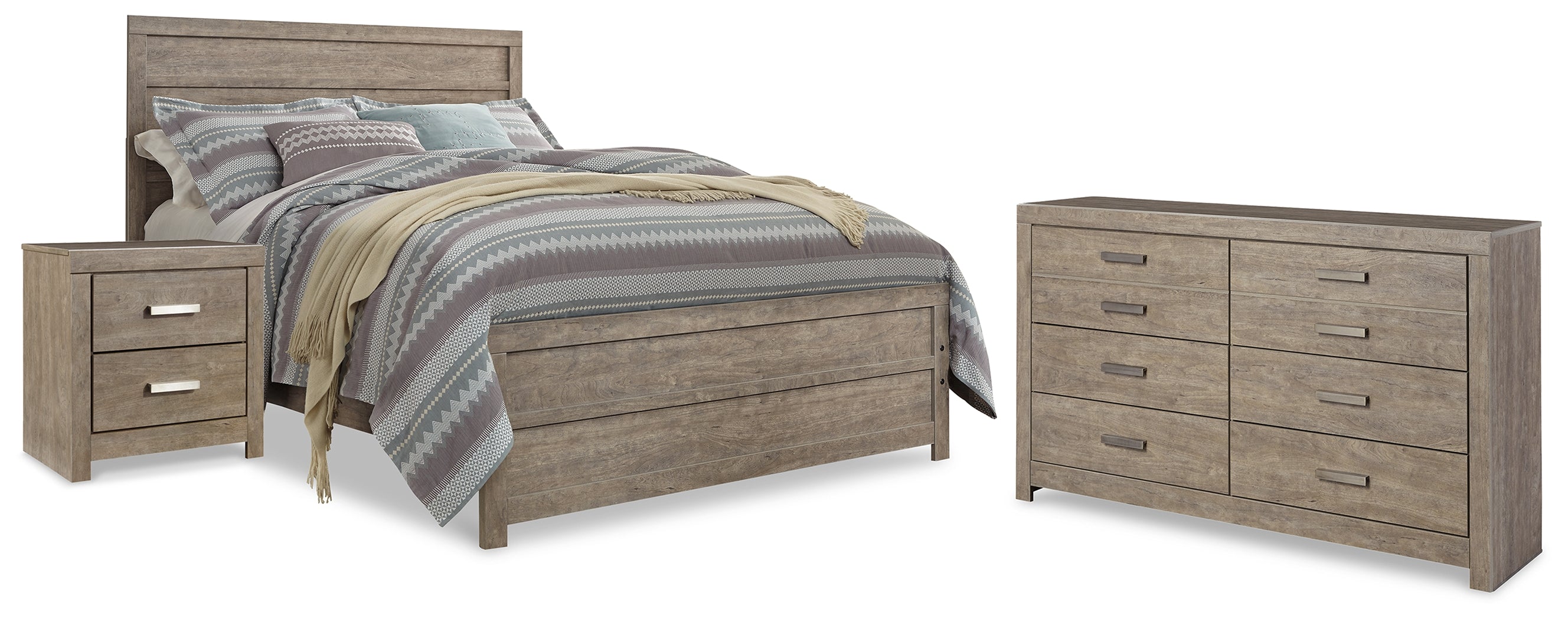 Homestyle Furniture - Ashley Furniture - Culverbach Queen Panel Bed, Dresser and Nightstand - Queen Panel Bed, Dresser and Nightstand - B070B31