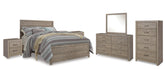 Homestyle Furniture - Ashley Furniture - Culverbach Queen Panel Bed with Dresser and Mirror, Chest and 2 Nightstands - Queen Panel Bed with Dresser, Mirror, Chest and 2 Nightstands - B070B13
