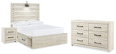 Homestyle Furniture - Ashley Furniture - Cambeck Full Panel Bed with Storage, Dresser and Nightstand - Full Panel Bed with Storage, Dresser and Nightstand - B192B113