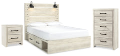 Homestyle Furniture - Ashley Furniture - Cambeck Queen Storage Bed, Chest and Nightstand - Queen Storage Bed, Chest and Nightstand - B192B109