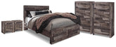 Homestyle Furniture - Ashley Furniture - Derekson Queen Storage Bed, 2 Chests and 2 Nightstands - Queen Storage Bed, 2 Chests and 2 Nightstands - B200B71