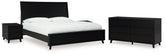Homestyle Furniture - Ashley Furniture - Danziar King Panel Bed, Dresser and 2 Nightstands - King Panel Bed, Dresser and 2 Nightstands - B1013B14