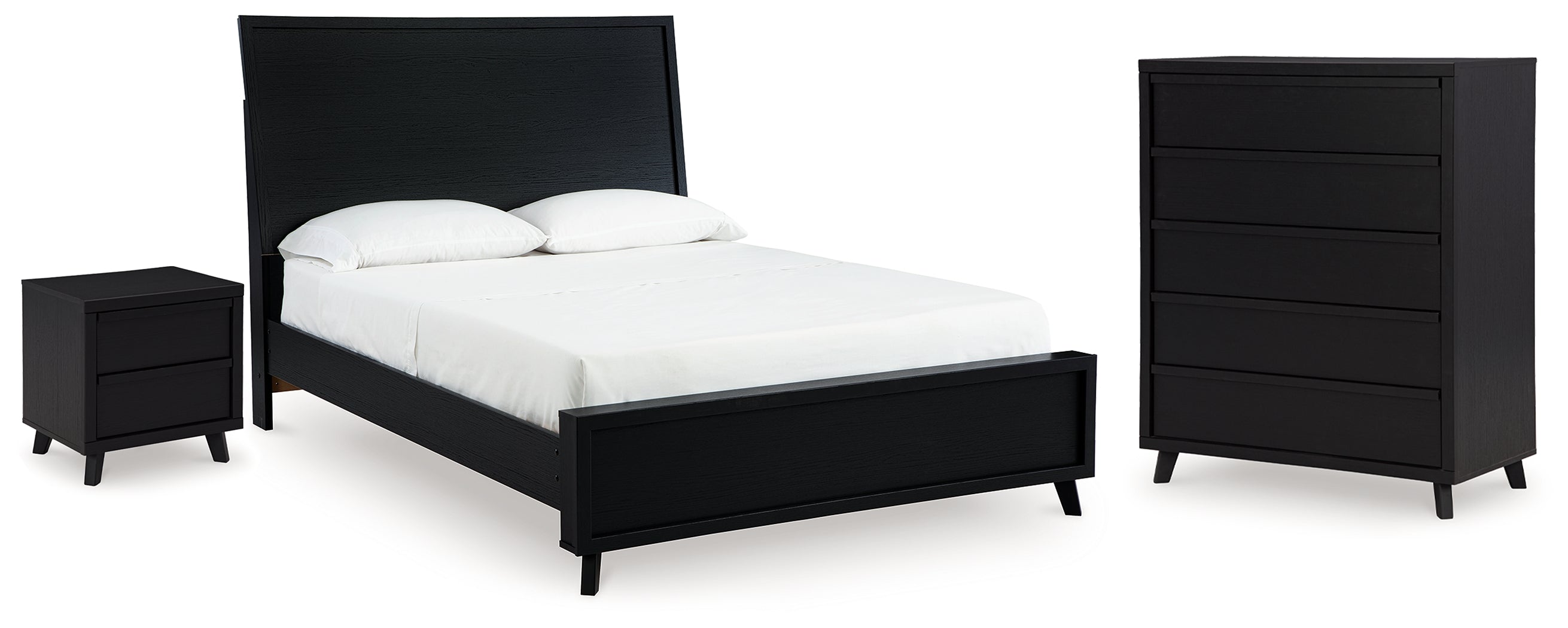 Homestyle Furniture - Ashley Furniture - Danziar Queen Panel Bed, Chest and Nightstand - Queen Panel Bed, Chest and Nightstand - B1013B29
