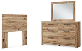 Homestyle Furniture - Ashley Furniture - Hyanna Twin Panel Headboard, Dresser and Mirror - Twin Panel Headboard, Dresser and Mirror - B1050B53