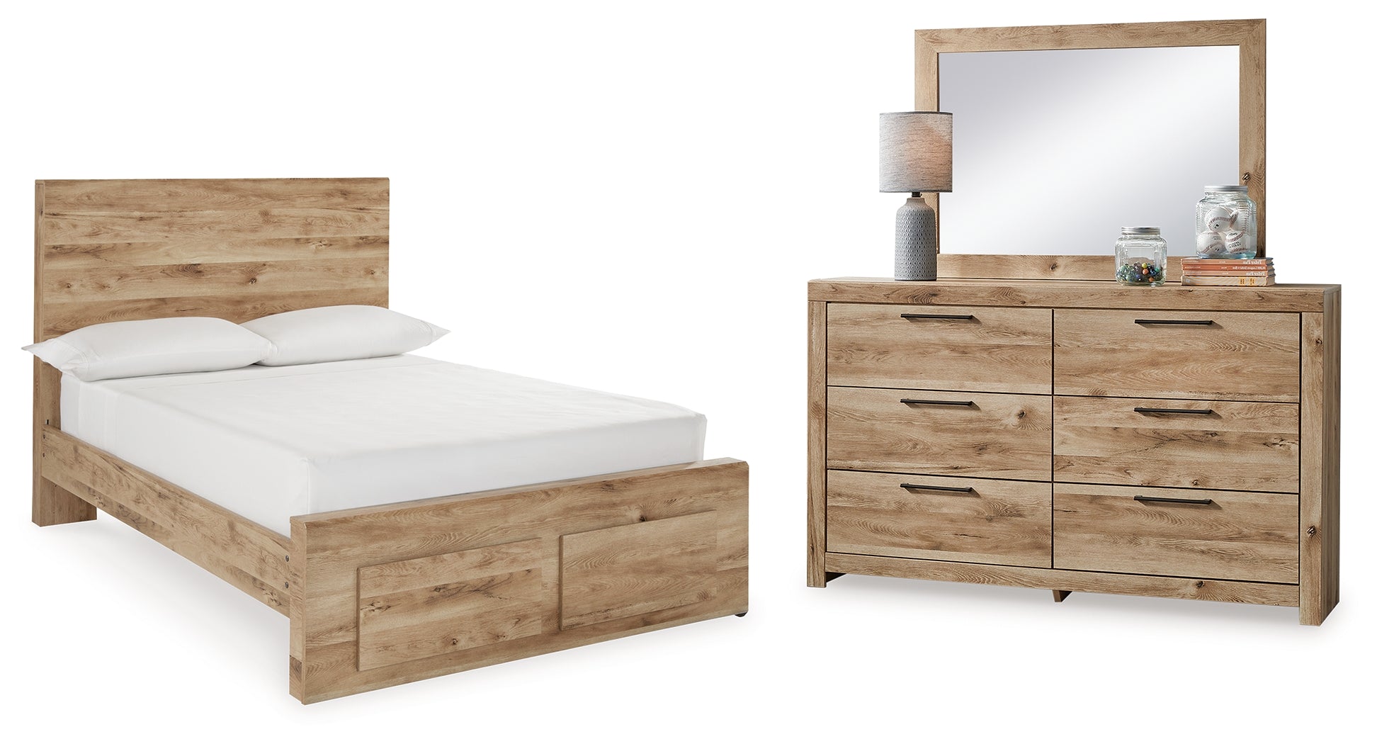 Homestyle Furniture - Ashley Furniture - Hyanna Full Panel Storage Bed, Dresser and Mirror - Full Panel Storage Bed, Dresser and Mirror - B1050B39