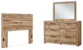 Homestyle Furniture - Ashley Furniture - Hyanna Full Panel Headboard, Dresser and Mirror - Full Panel Headboard, Dresser and Mirror - B1050B56