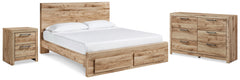 Homestyle Furniture - Ashley Furniture - Hyanna Queen Panel Storage Bed, Dresser and Nightstand - Queen Panel Storage Bed, Dresser and Nightstand - B1050B60