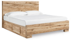 Homestyle Furniture - Ashley Furniture - Hyanna King Panel Bed with 2 Side Storage - King Panel Bed with 2 Side Storage - B1050B33