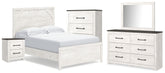 Homestyle Furniture - Ashley Furniture - Gerridan Full Panel Bed, Dresser, Mirror, Chest and Nightstand - Full Panel Bed, Dresser, Mirror, Chest and Nightstand - B1190B33