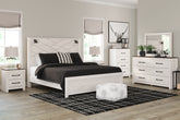 Homestyle Furniture - Ashley Furniture - Gerridan King Panel Bed, Dresser, Mirror, Chest and 2 Nightstands - King Panel Bed, Dresser, Mirror, Chest and 2 Nightstands - B1190B28