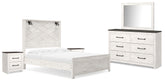 Homestyle Furniture - Ashley Furniture - Gerridan Queen Panel Bed, Dresser, Mirror, and 2 Nightstands - Queen Panel Bed, Dresser, Mirror, and 2 Nightstands - B1190B17