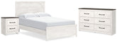 Homestyle Furniture - Ashley Furniture - Gerridan Queen Panel Bed, Dresser and Nightstand - Queen Panel Bed, Dresser and Nightstand - B1190B21