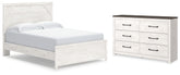 Homestyle Furniture - Ashley Furniture - Gerridan Queen Panel Bed and Dresser - Queen Panel Bed and Dresser - B1190B34