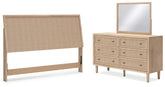 Homestyle Furniture - Ashley Furniture - Cielden King Panel Headboard, Dresser and Mirror - King Panel Headboard, Dresser and Mirror - B1199B9