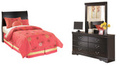 Homestyle Furniture - Ashley Furniture - Huey Vineyard Twin Sleigh Headboard, Dresser and Mirror - Twin Sleigh Headboard, Dresser and Mirror - B128B44