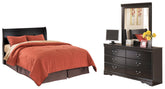 Homestyle Furniture - Ashley Furniture - Huey Vineyard Queen Sleigh Headboard, Dresser and Mirror - Queen Sleigh Headboard, Dresser and Mirror - B128B45