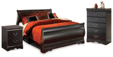 Homestyle Furniture - Ashley Furniture - Huey Vineyard Full Sleigh Bed, Chest and Nightstand - Full Sleigh Bed, Chest and Nightstand - B128B49