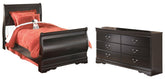 Homestyle Furniture - Ashley Furniture - Huey Vineyard Twin Sleight Bed and Dresser - Twin Sleight Bed and Dresser - B128B43